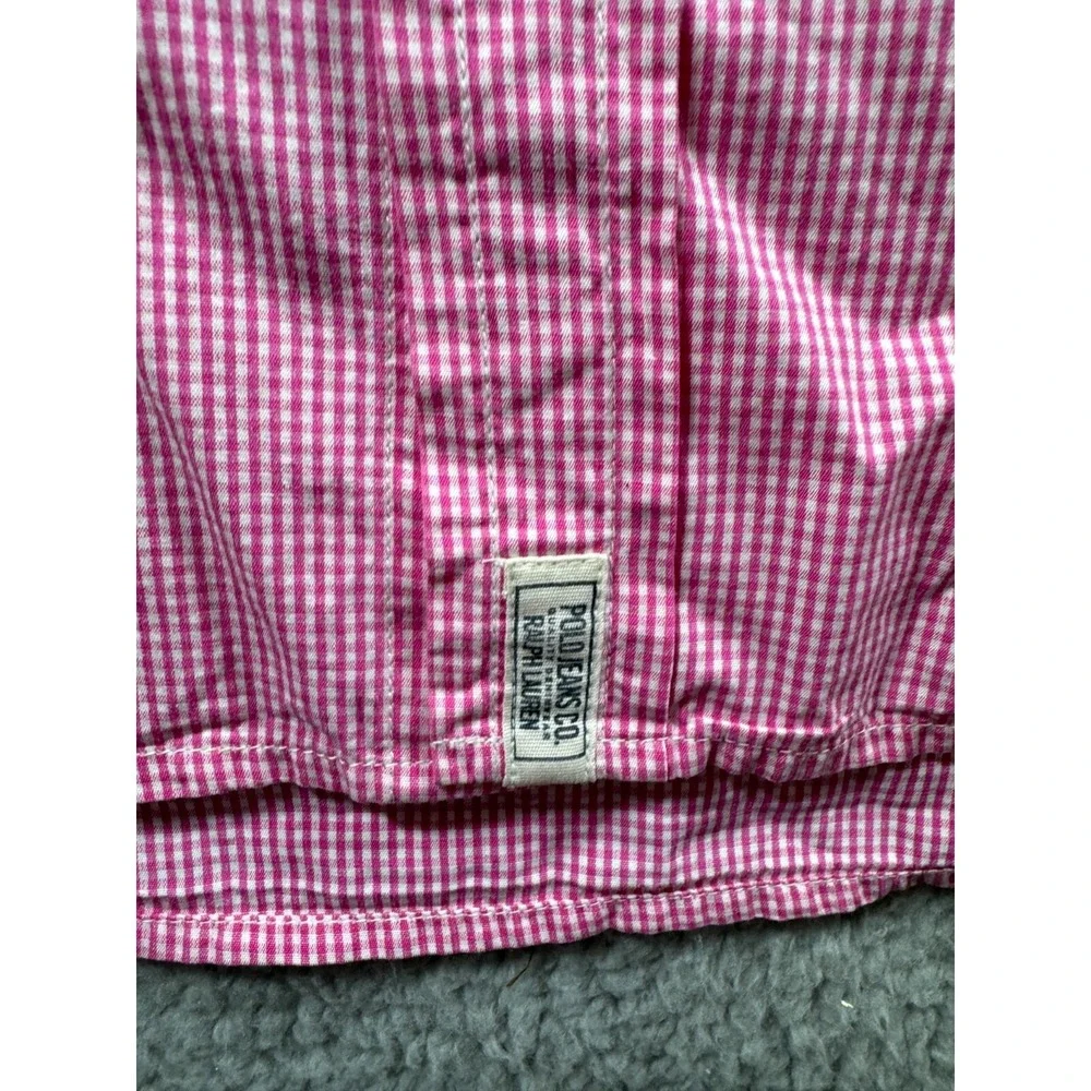 Vintage Ralph Lauren Polo Jeans Co Manhattan Beach Button up Shirt Mens 2XL